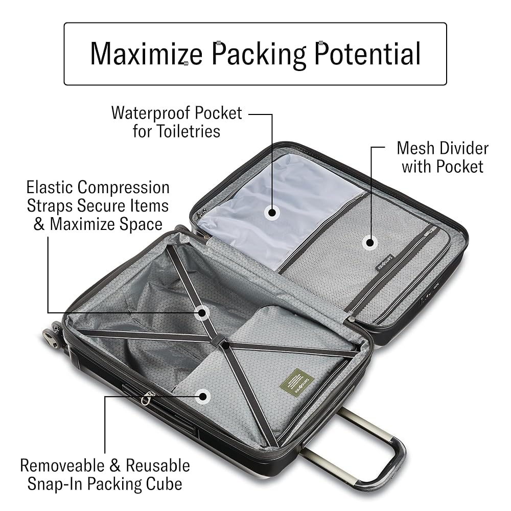 Amazon.com | Samsonite Octiv Lightweight Hardshell 24-Inch